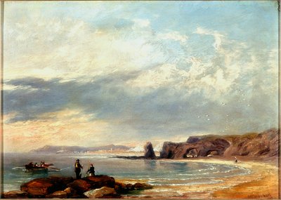 Marsden Rocks, Sunderland, 1847 door John Wilson Carmichael